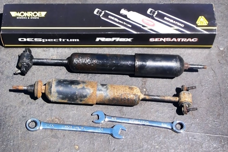 front shocks replacement cost