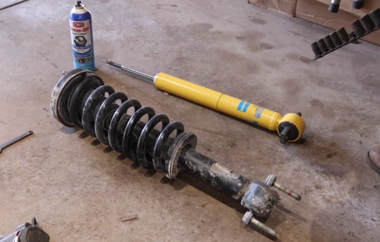 how to replace front shocks