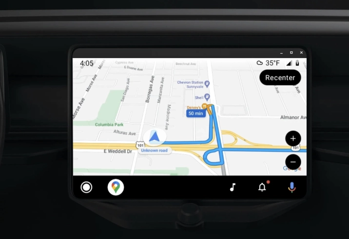 car GPS vs Google Maps