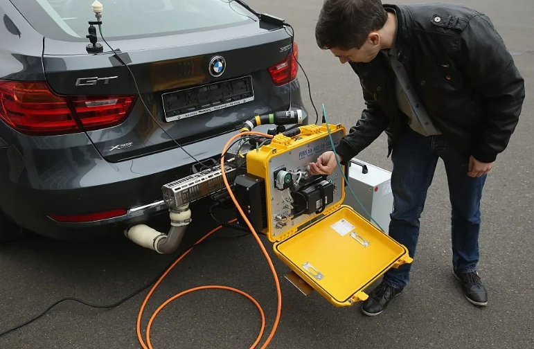 car emissions test