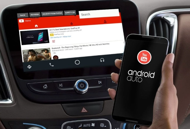 android auto web browser
