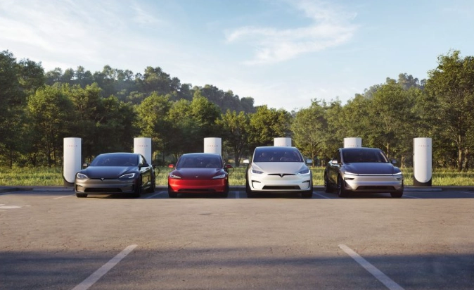 tesla road trip planning