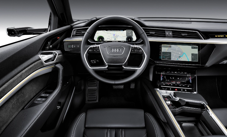 Audi e-tron cabin technology Audi e-tron cabin technology