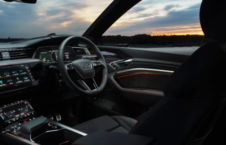 Audi e-tron cabin technology Audi e-tron cabin technology