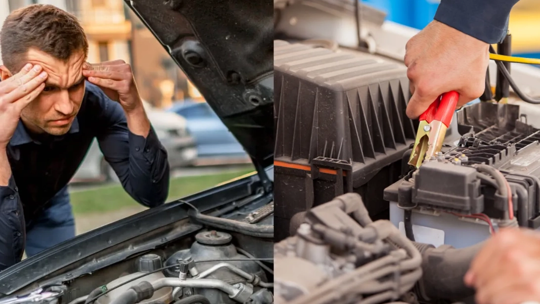 car battery dead click
